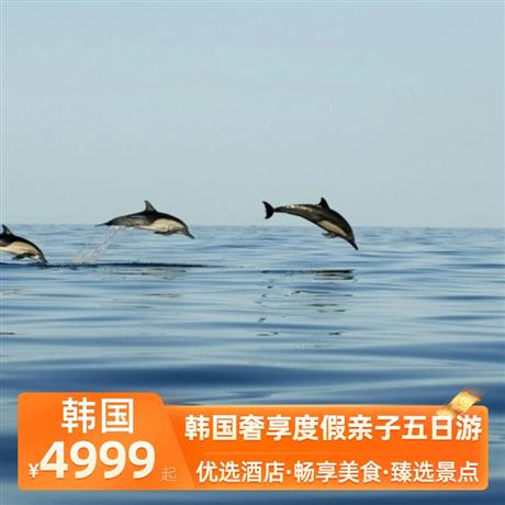 韓國奢享度假親子五日游升級2玩五星級酒店迎仕柏度假或同級