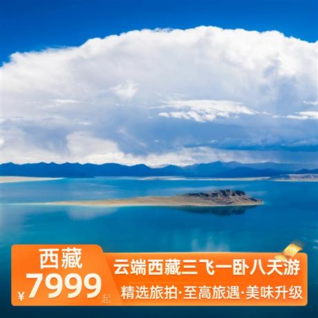 云端西藏三飛一臥八天游全程臻選優質品牌酒店，精心篩選四晚4鉆酒店，升級一晚魯朗小鎮