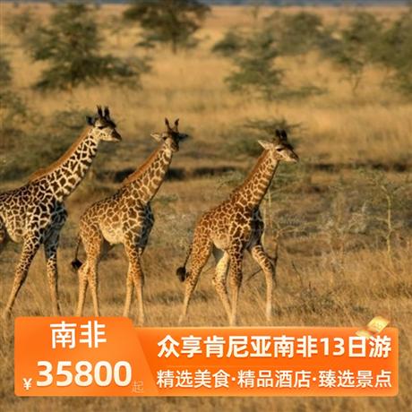 眾享肯尼亞南非13日游住 2 晚南非開普敦海邊 LAGOON 酒店，1 晚非洲風情酒店