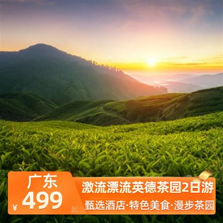 激流漂流英德茶園2日游<深圳出發>五鉆英德棲湖酒店，尋味《英紅茶香宴》，漫步英德茶趣園